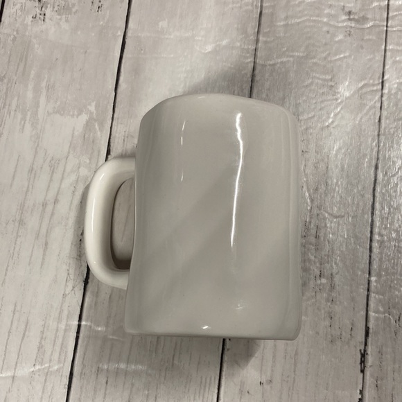 Rae Dunn Jolly Mug Red White - Picture 2 of 7